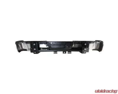Spec-D Chrome Stainless Steel Factory Style Replacement Rear Step Bumper w/ License Lamps Ford F-150 2015-2018 - SRB-F15015CR-FS