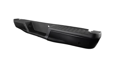 Spec-D Black Stainless Steel Factory Style Replacement Rear Step Bumper w/ License Lamps & Sensor Holes Ford F-150 2015-2018                                     - SRB-F15015PBK-FS - Image 10