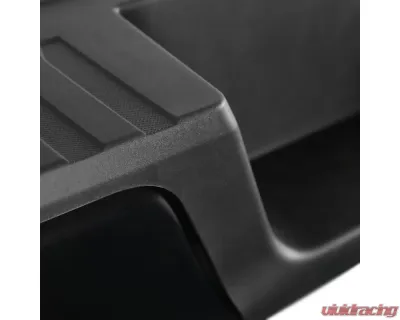 Spec-D Black Stainless Steel Factory Style Replacement Rear Step Bumper w/ License Lamps & Sensor Holes Ford F-150 2015-2018 - SRB-F15015PBK-FS