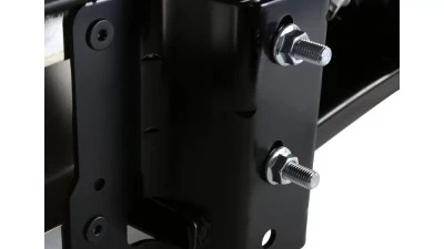 Spec-D Black Stainless Steel Factory Style Replacement Rear Step Bumper w/ License Lamps & Sensor Holes Ford F-150 2015-2018                                     - SRB-F15015PBK-FS - Image 10