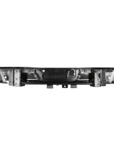 Spec-D Chrome Stainless Steel Factory Style Replacement Rear Step Bumper w/ License Lamps & Sensor Holes Ford F-150 2015-2018                                     - SRB-F15015PCR-FS - Image 3