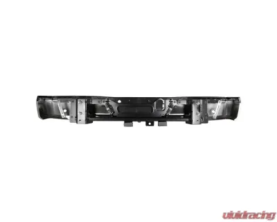 Spec-D Chrome Stainless Steel Factory Style Replacement Rear Step Bumper w/ License Lamps & Sensor Holes Ford F-150 2015-2018 - SRB-F15015PCR-FS