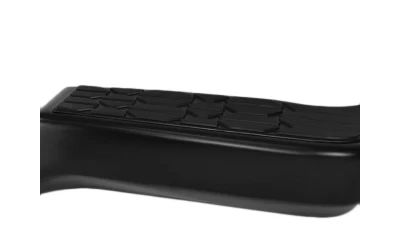 Spec-D Black Stainless Steel Rear Step Bumper Toyota Pickup 1989-1995                                     - SRB-PIK89BK-FS - Image 3