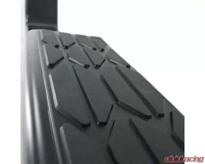 Spec-D Black Stainless Steel Rear Step Bumper Toyota Pickup 1989-1995 - SRB-PIK89BK-FS