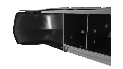 Spec-D Black Stainless Steel Rear Step Bumper Toyota Pickup 1989-1995                                     - SRB-PIK89BK-FS - Image 8