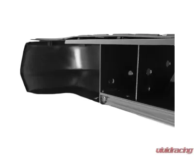 Spec-D Black Stainless Steel Rear Step Bumper Toyota Pickup 1989-1995 - SRB-PIK89BK-FS