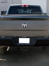 Spec-D Black Stainless Steel Factory Style Replacement Rear Step Bumper w/ License Lamps Dodge RAM 2009-2018                                     - SRB-RAM09SBK-FS - Image 4