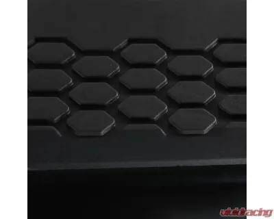 Spec-D Black Stainless Steel Factory Style Replacement Rear Step Bumper w/ License Lamps Dodge RAM 2009-2018 - SRB-RAM09SBK-FS