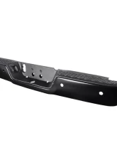 Spec-D Black Stainless Steel Factory Style Replacement Rear Step Bumper w/ License Lamps & Sensor Holes Dodge RAM 2009-2018                                     - SRB-RAM09SDBK-FS - Image 10