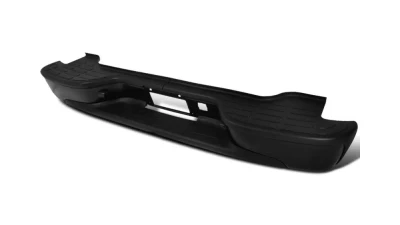 Spec-D Black Stainless Steel Factory Style Replacement Rear Step Bumper Chevrolet | GMC 2000-2006                                     - SRB-SUB00BK-FS - Image 9
