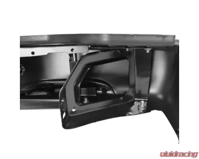 Spec-D Black Stainless Steel Factory Style Replacement Rear Step Bumper Chevrolet | GMC 2000-2006 - SRB-SUB00BK-FS