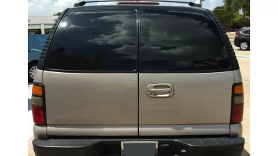 Spec-D Black Stainless Steel Factory Style Replacement Rear Step Bumper Chevrolet | GMC 2000-2006                                     - SRB-SUB00BK-FS - Image 9