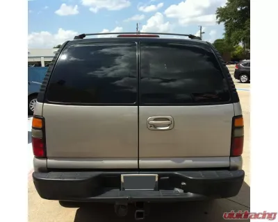 Spec-D Black Stainless Steel Factory Style Replacement Rear Step Bumper Chevrolet | GMC 2000-2006 - SRB-SUB00BK-FS