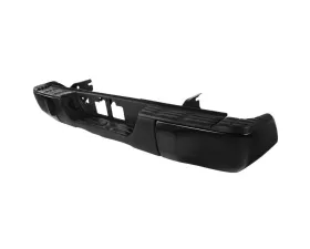Spec-D Black Stainless Steel OEM Style Replacement Rear Step Bumper w/ License Lamp Toyota Tundra 2014-2018
