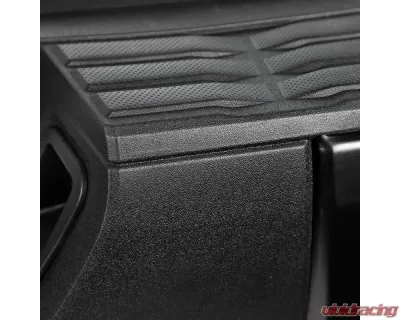 Spec-D Black Stainless Steel OEM Style Replacement Rear Step Bumper w/ License Lamp Toyota Tundra 2014-2018 - SRB-TUN14BK-FS