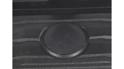 Spec-D Black Stainless Steel OEM Style Replacement Rear Step Bumper w/ License Lamp Toyota Tundra 2014-2018                                     - SRB-TUN14BK-FS - Image 3