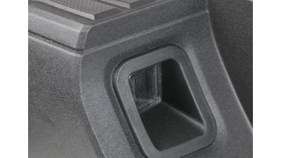 Spec-D Black Stainless Steel OEM Style Replacement Rear Step Bumper w/ License Lamp Toyota Tundra 2014-2018                                     - SRB-TUN14BK-FS - Image 4