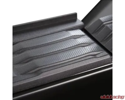 Spec-D Black Stainless Steel OEM Style Replacement Rear Step Bumper w/ License Lamp Toyota Tundra 2014-2018 - SRB-TUN14BK-FS