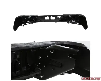 Spec-D Black Stainless Steel OEM Style Replacement Rear Step Bumper w/ License Lamp Toyota Tundra 2014-2018 - SRB-TUN14BK-FS