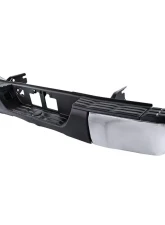 Spec-D Black Stainless Steel Factory Style Replacement Rear Step Bumper w/ License Lamp Toyota Tundra 2014-2018                                     - SRB-TUN14CR-FS - Image 8