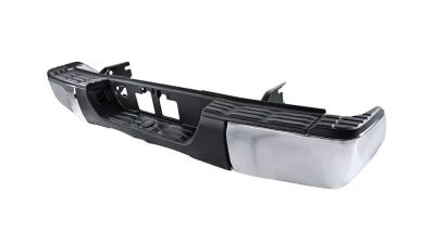 Spec-D Chrome Stainless Steel Factory Style Replacement Rear Step Bumper w/ License Lamp Toyota Tundra 2014-2018                                     - SRB-TUN14CR-FS - Image 8