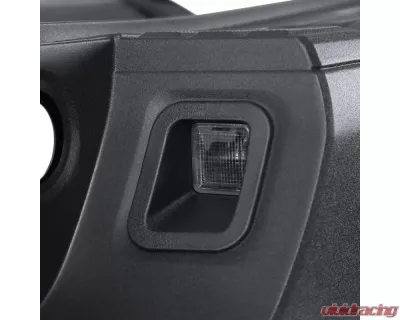 Spec-D Black Stainless Steel Factory Style Replacement Rear Step Bumper w/ License Lamp Toyota Tundra 2014-2018 - SRB-TUN14CR-FS