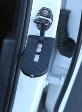 Spec-D Universal Black 2pc Aluminum Alloy Car Metal Door Step                                     - SSB-UNV1001X2 - Image 3