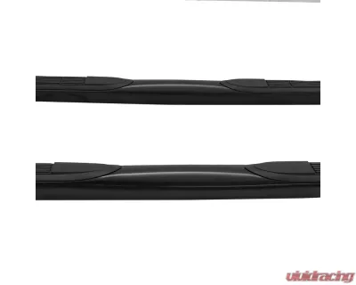 Spec-D 3" Black Stainless Steel Side Step Nerf Bars Ford F-150 Super Crew Cab 2009-2014 - SSB3-F15009CCBK-WB