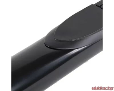 Spec-D 3" Black Stainless Steel Side Step Nerf Bars Ford F-Series Super Crew Cab 2015-2021 - SSB3-F15015CCBK-WB