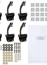 Spec-D 3" Black Stainless Steel Side Step Nerf Bars Ford F-Series Super Crew Cab 2015-2021                                     - SSB3-F15015CCBK-WB - Image 9