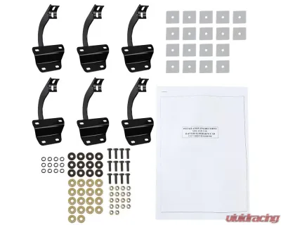 Spec-D 3" Black Stainless Steel Side Step Nerf Bars Ford F-Series Super Crew Cab 2015-2021 - SSB3-F15015CCBK-WB