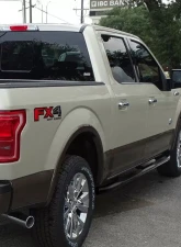 Spec-D 3" Black Stainless Steel Side Step Nerf Bars Ford F-Series Super Crew Cab 2015-2021                                     - SSB3-F15015CCBK-WB - Image 10
