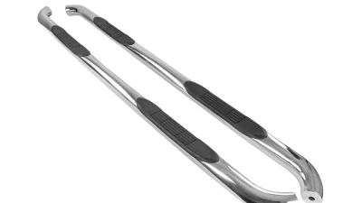 Spec-D 3" Chrome Stainless Steel Side Step Nerf Bars Ford F-Series 2015-2021                                     - SSB3-F15015CCS2-WB - Image 6