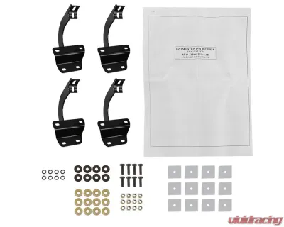 Spec-D 3" Black Stainless Steel Side Step Nerf Bars Ford F-Series Super Cab 2015-2021 - SSB3-F15015SCBK-WB