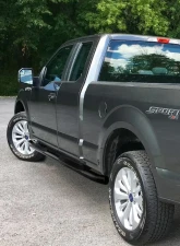 Spec-D 3" Black Stainless Steel Side Step Nerf Bars Ford F-Series Super Cab 2015-2021                                     - SSB3-F15015SCBK-WB - Image 10