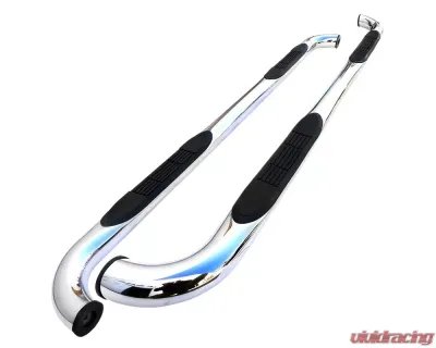 Spec-D 3" Chrome Stainless Steel Side Step Nerf Bars Ford F-Series Super Crew Cab 1999-2016 - SSB3-F25099CCS2-WB