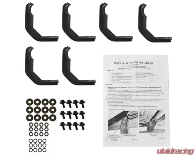 Spec-D 3" Black Stainless Steel Side Step Nerf Bars Nissan Frontier Crew Cab 2005-2020 - SSB3-FRO05CCBK-WB