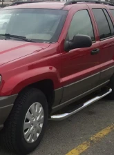 Spec-D 3" Chrome Stainless Steel Side Step Nerf Bars Jeep Grand Cherokee WJ 1999-2004                                     - SSB3-GKEE99S2-WB - Image 9