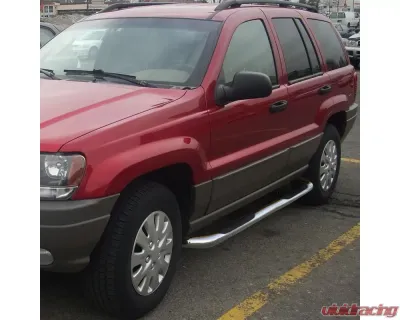 Spec-D 3" Chrome Stainless Steel Side Step Nerf Bars Jeep Grand Cherokee WJ 1999-2004 - SSB3-GKEE99S2-WB