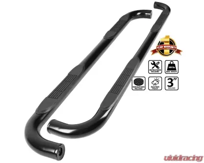 Spec-D 3" Black Stainless Steel Side Step Nerf Bars Toyota Highlander 2020-2021 - SSB3-HLDR20BK-WB