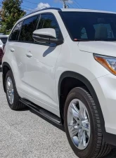 Spec-D 3" Black Stainless Steel Side Step Nerf Bars Toyota Highlander 2020-2021                                     - SSB3-HLDR20BK-WB - Image 9