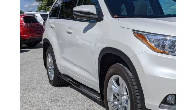 Spec-D 3" Black Stainless Steel Side Step Nerf Bars Toyota Highlander 2020-2021                                     - SSB3-HLDR20BK-WB - Image 9