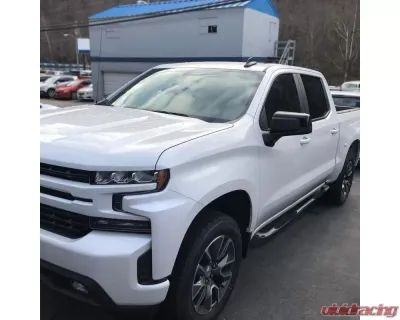 Spec-D 3" Chrome Stainless Steel Side Step Nerf Bars Chevrolet | GMC Crew Cab 2019-2021 - SSB3-SIV1915CCS2-WB