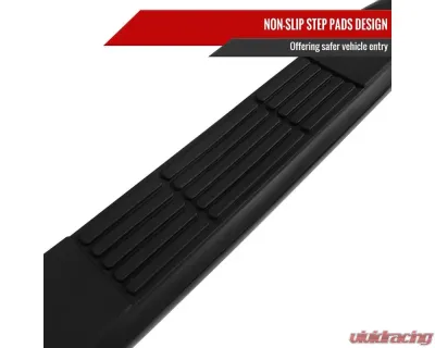 Spec-D 3" Black Side Step Nerf Barss/Running Boards Chevrolet | GMC 2021-2022 - SSB3-TAH21BK-WB