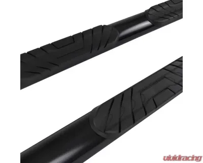 Spec-D 4" Black Stainless Steel Side Step Nerf Bars Chevrolet | GMC Double Cab 2019-2021 - SSB4-SIV1915DCBK-WB