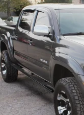 Spec-D 4" Black Stainless Steel Side Step Nerf Bars Toyota Tacoma Double Cab 2005-2021                                     - SSB4-TAC05DCBK-WB - Image 10