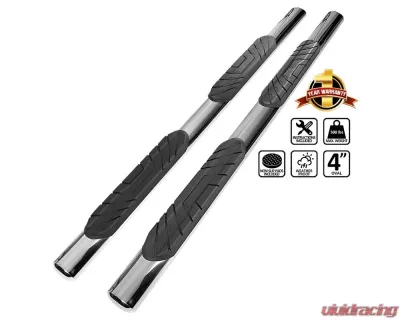 Spec-D 4" Chrome Side Step Nerf Barss/Running Boards Chevrolet | GMC 2021-2022 - SSB4-TAH21S2-WB