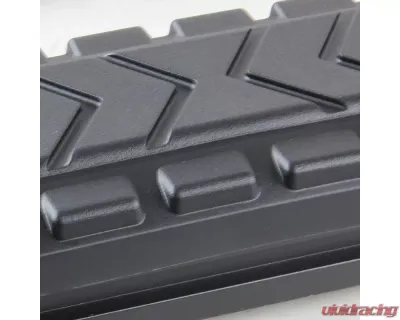 Spec-D 5" Wide Aluminum Side Step Nerf Bars w/ Stainless Steel Trim Covers Dodge RAM Crew Cab 2009-2021 - SSB5SB-RAM09CCSS-WB