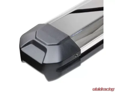 Spec-D 5" Wide Aluminum Side Step Nerf Bars w/ Stainless Steel Trim Covers Dodge RAM Crew Cab 2009-2021 - SSB5SB-RAM09CCSS-WB