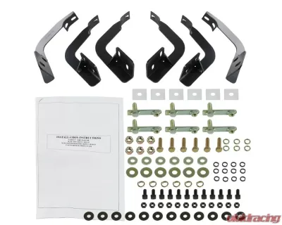 Spec-D 5" Wide Aluminum Side Step Nerf Bars w/ Stainless Steel Trim Covers Dodge RAM Crew Cab 2009-2021 - SSB5SB-RAM09CCSS-WB